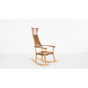 Donald Gordon, Rocking Chair In Kauri And Oak. New Zealand Studio Craft, 2004