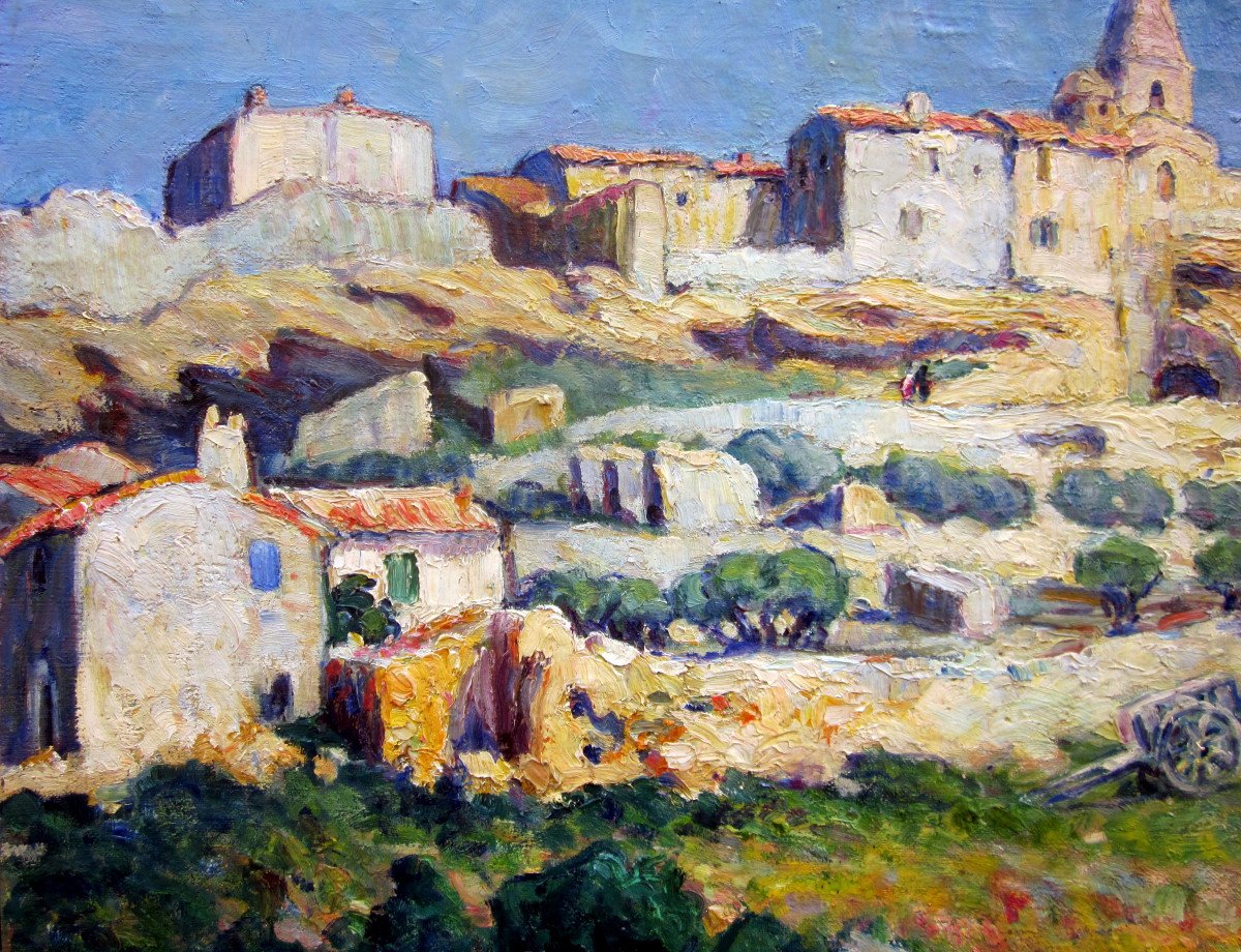 Georges Pomerat (1870-1948) Citadelle De Fos Sur Mer -photo-3