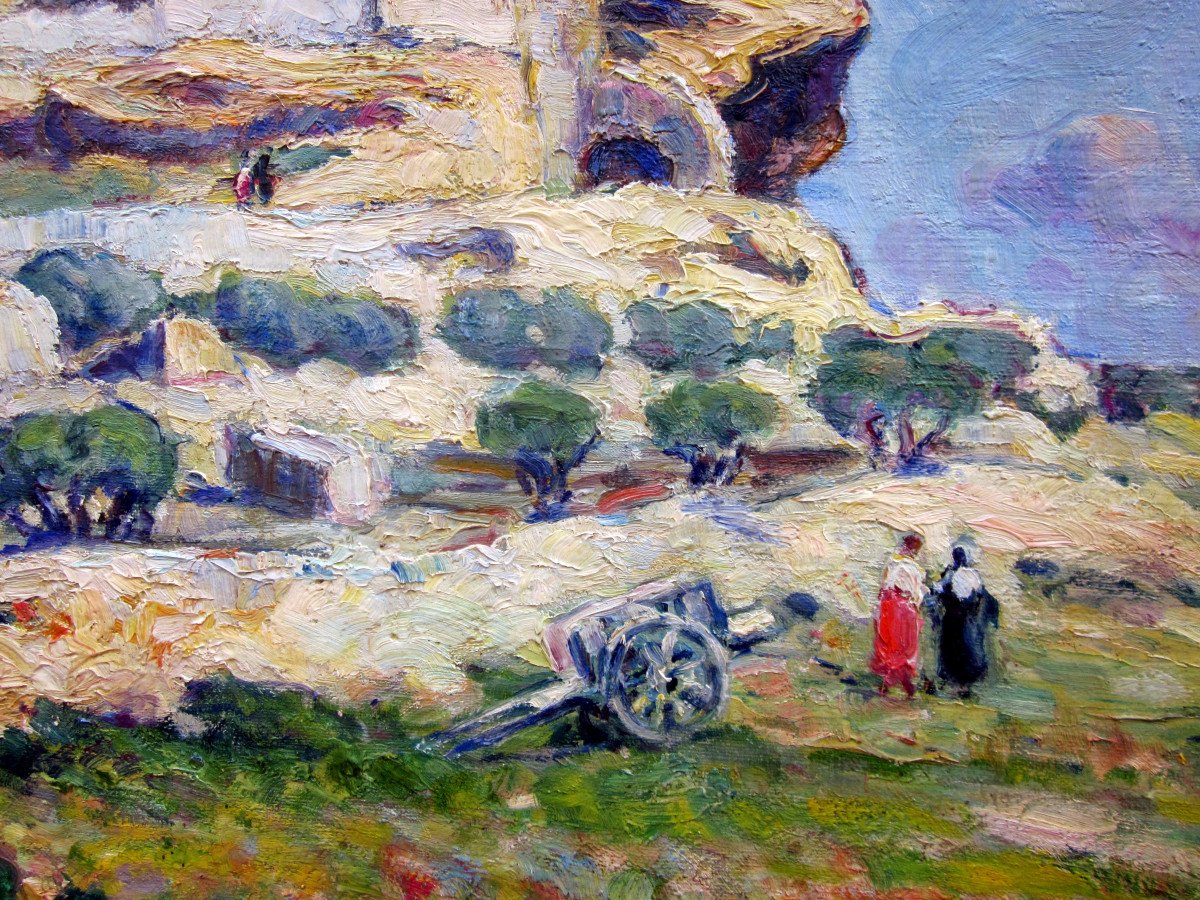 Georges Pomerat (1870-1948) Citadelle De Fos Sur Mer -photo-2