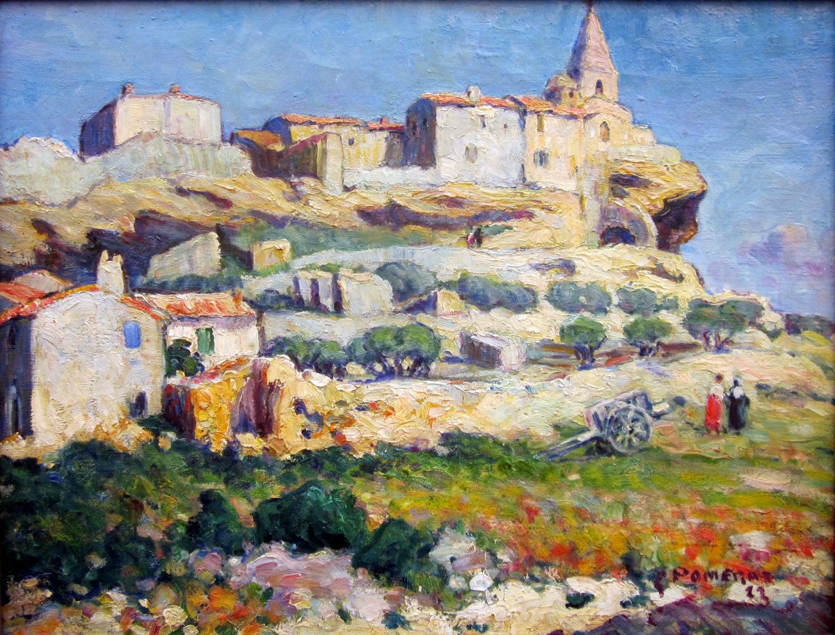 Georges Pomerat (1870-1948) Citadelle De Fos Sur Mer -photo-5