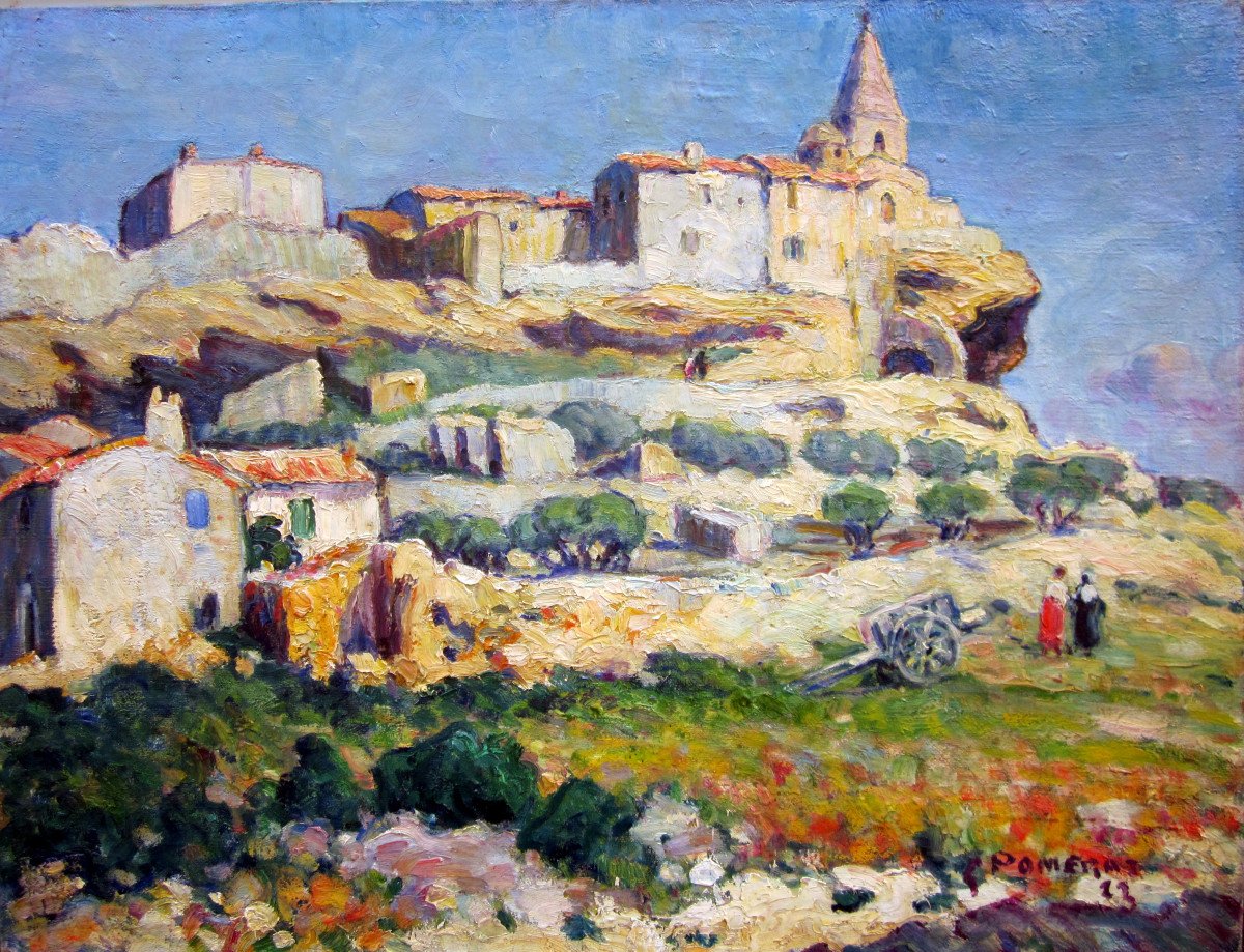Georges Pomerat (1870-1948) Citadelle De Fos Sur Mer 