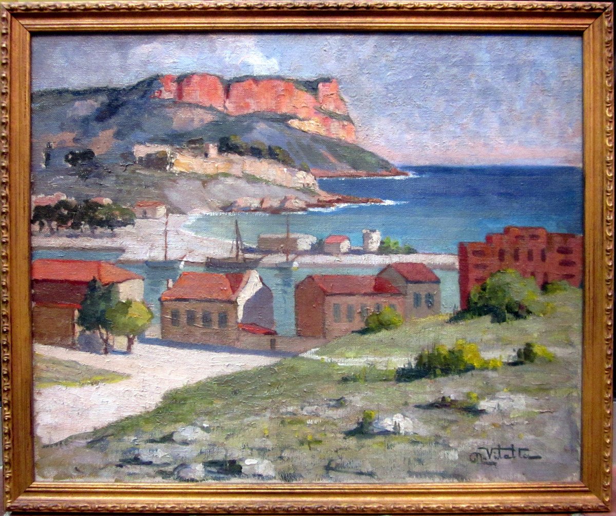 Michel Vilalta (1871-1942) Cap Canaille In Cassis-photo-2