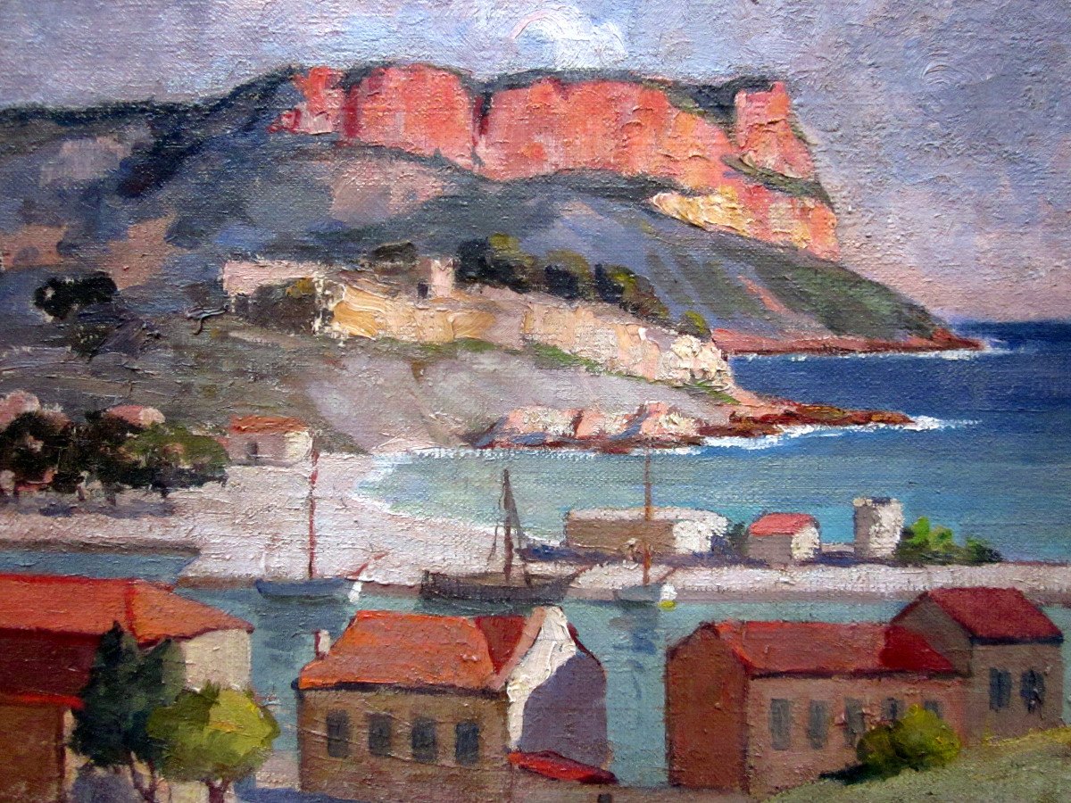 Michel Vilalta (1871-1942) Cap Canaille In Cassis-photo-3