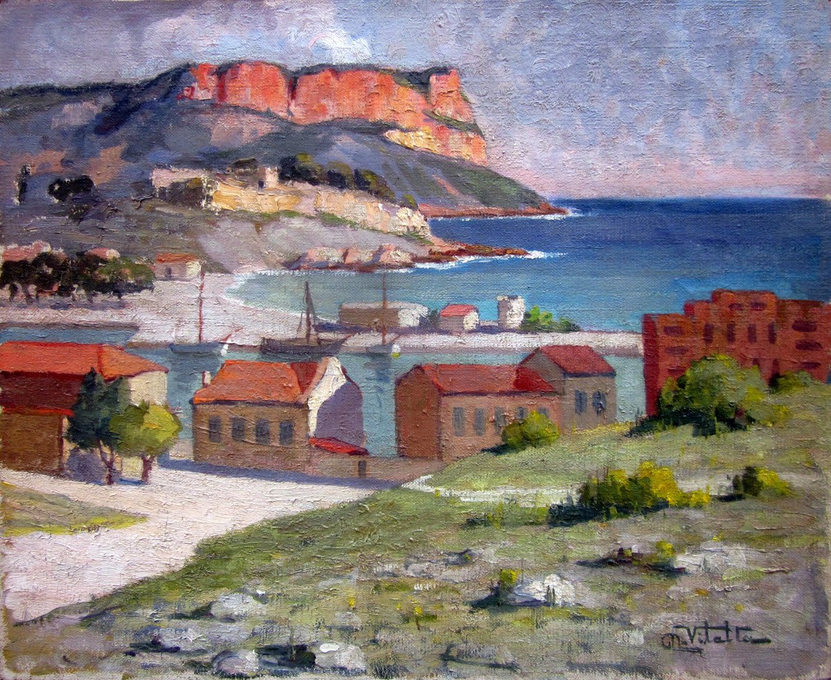 Michel Vilalta (1871-1942) Cap Canaille In Cassis-photo-4