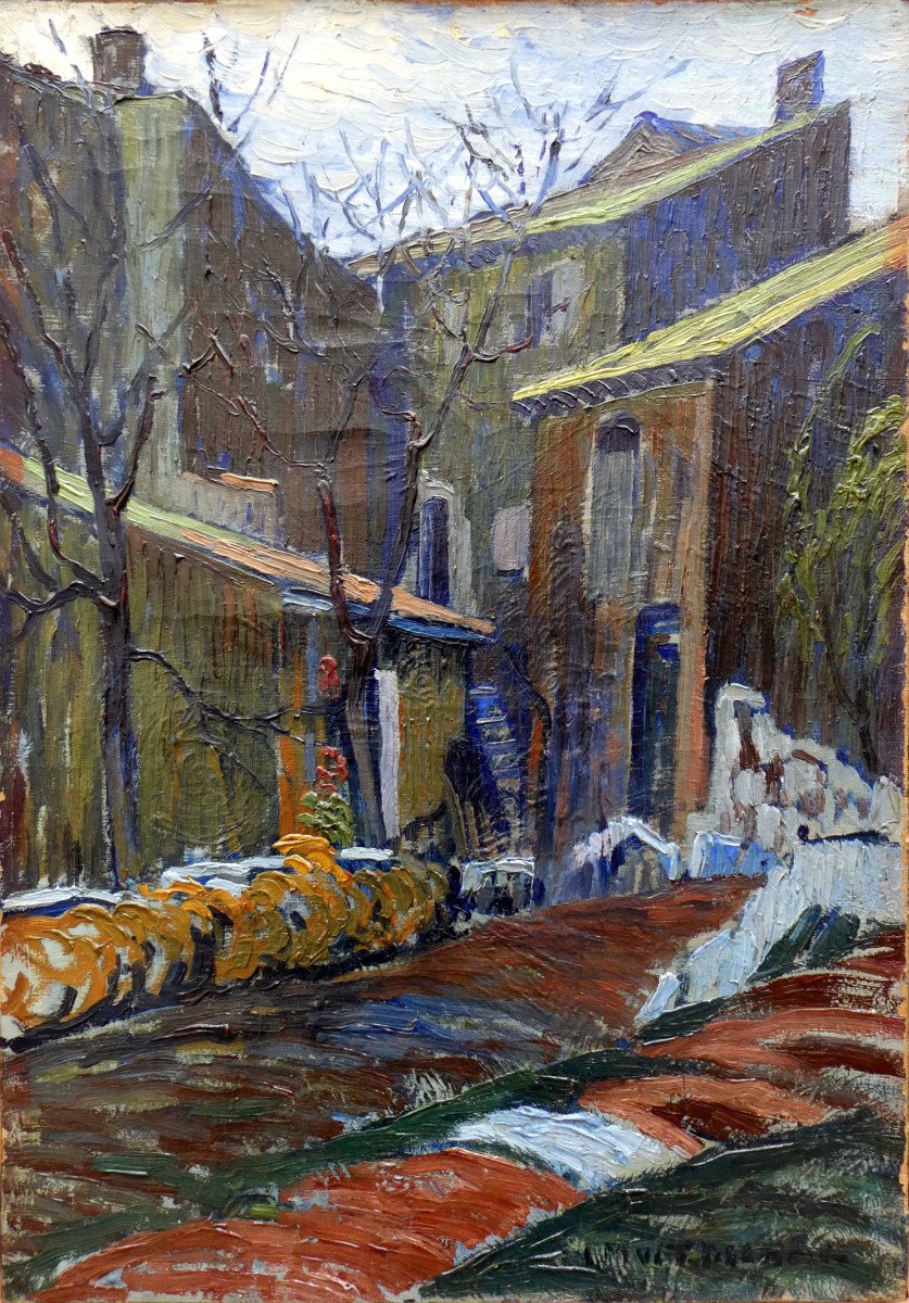 Louis Mathieu Verdilhan (1875-1928) Village Street-photo-7