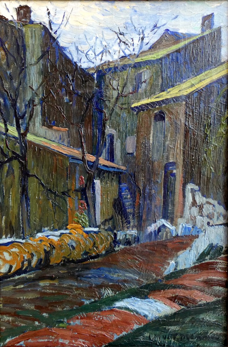 Louis Mathieu Verdilhan (1875-1928) Rue De Village