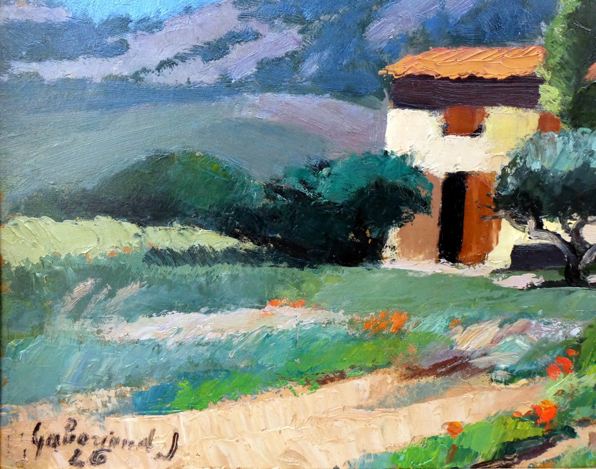 Josué Gaboriaud (1883-1955) Mas En Provence-photo-3
