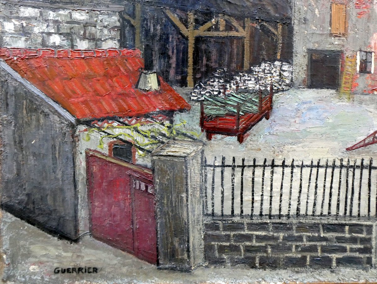 Raymond Guerrier (1920-2002) Corps De Ferme -photo-2