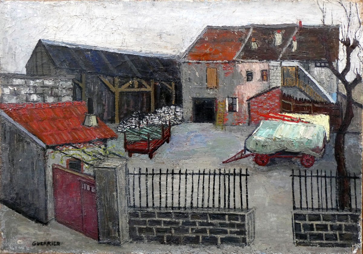 Raymond Guerrier (1920-2002) Corps De Ferme -photo-7