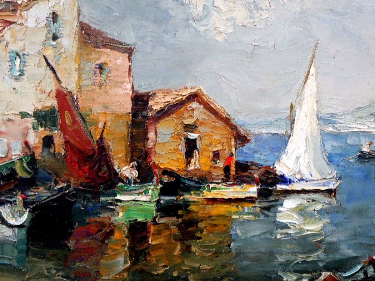 Mério Améglio (1897-1970) Les Martigues En 1925-photo-2