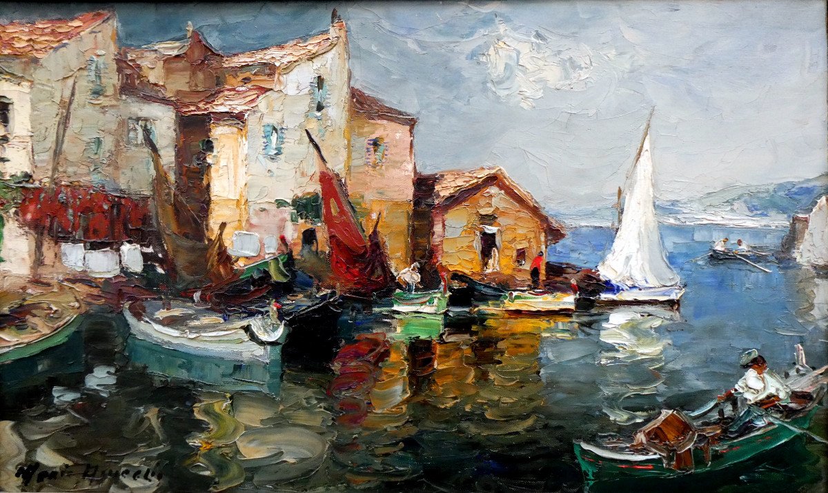 Mério Améglio (1897-1970) Les Martigues En 1925-photo-6