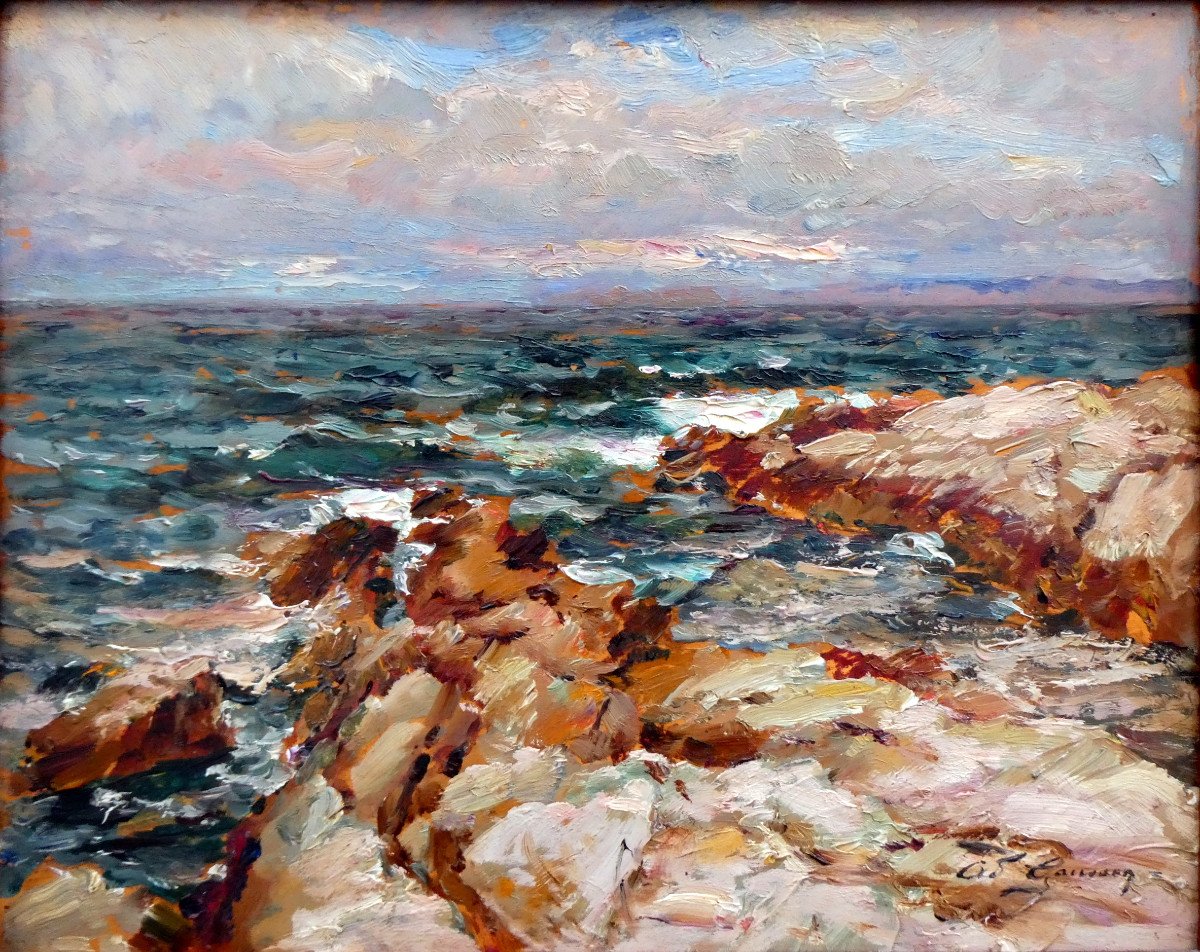 Adolphe Gaussen (1871-1957) Seaside
