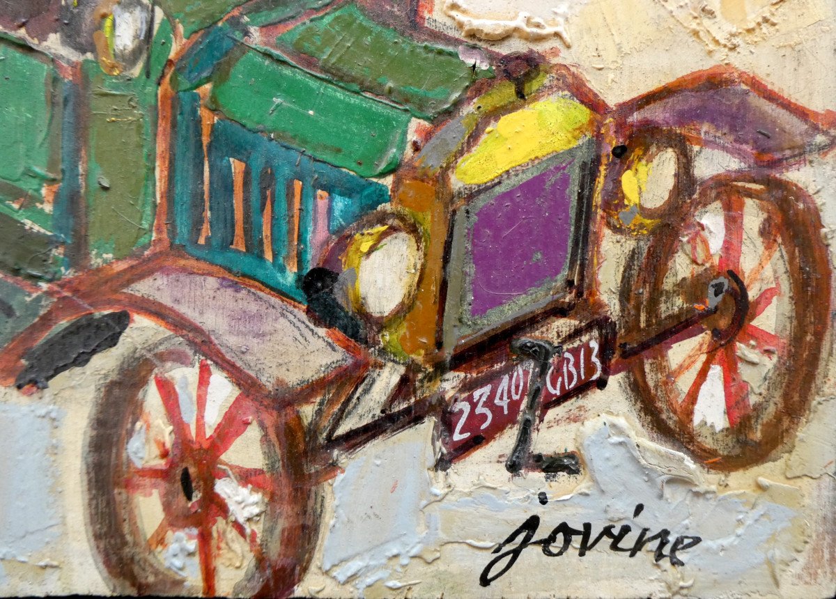 Alphonse Jovine (1930-1989) The Ford T 20 - Tin Lizzie-photo-3