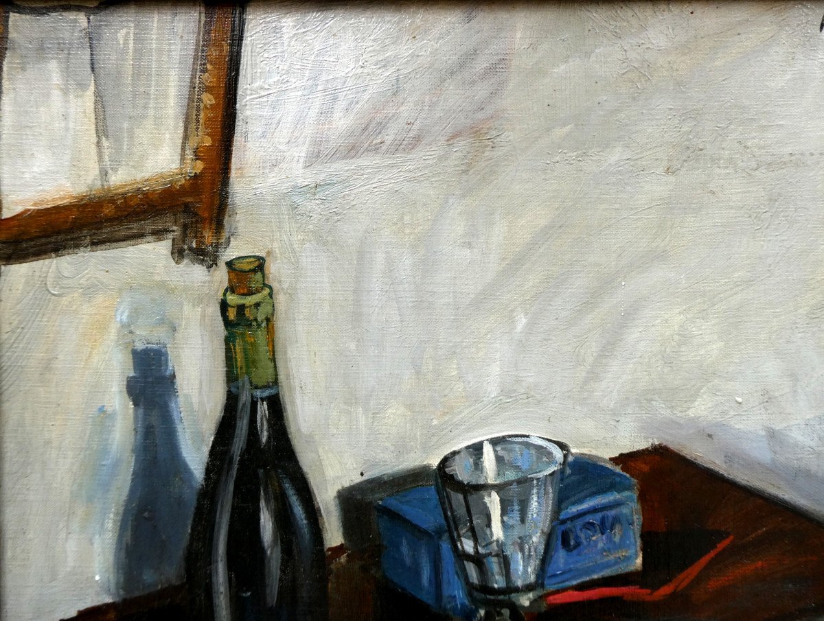 Auguste Chabaud (1882-1955) Intérieur De Maison Provençale-photo-3