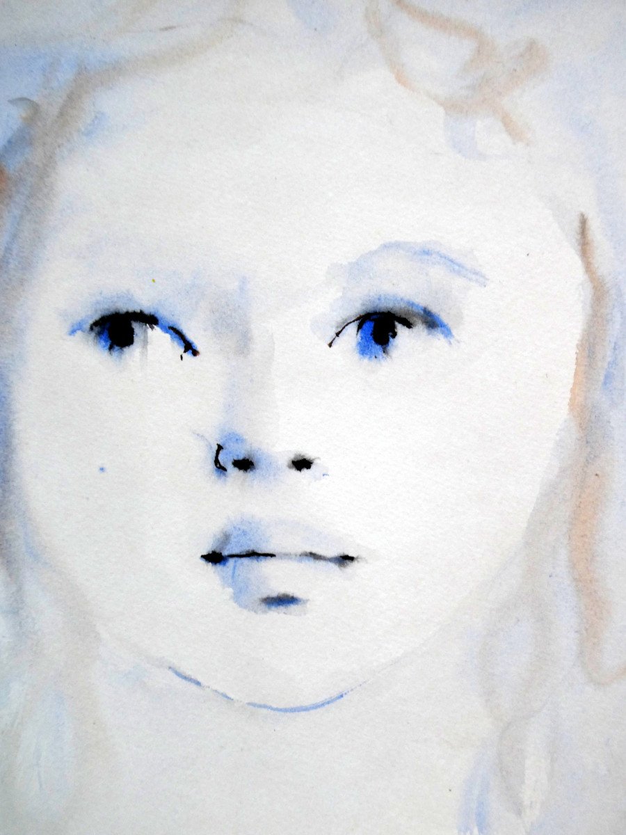 Léonor Fini (1907-1996) Portrait Of A Young Woman-photo-3