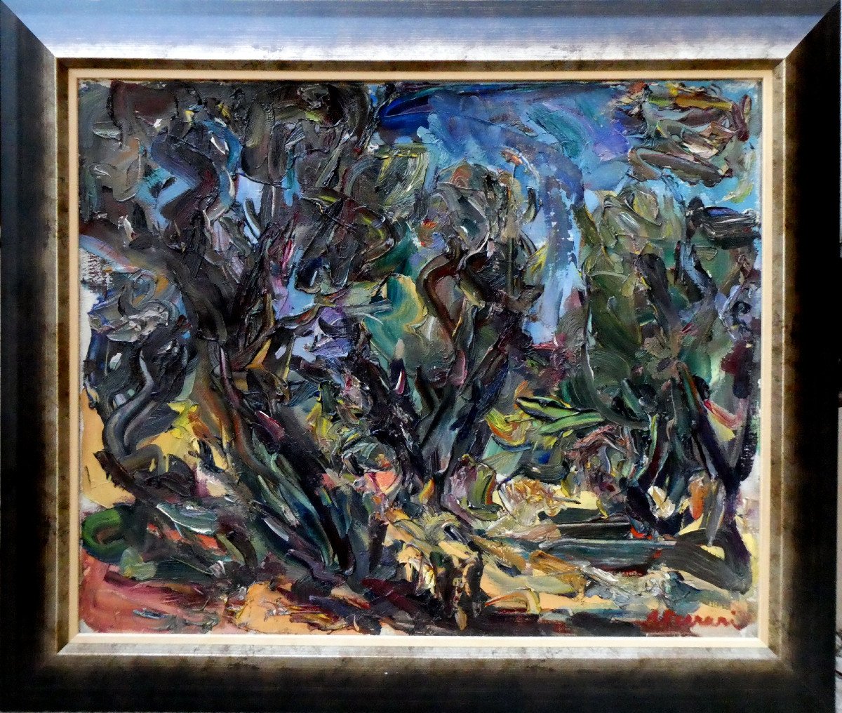 Antoine Ferrari (1910-1995) The Olive Trees-photo-2