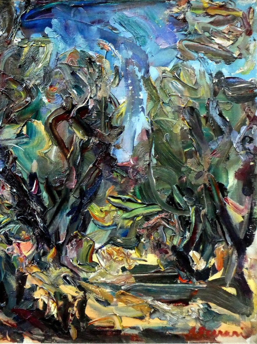 Antoine Ferrari (1910-1995) The Olive Trees-photo-3