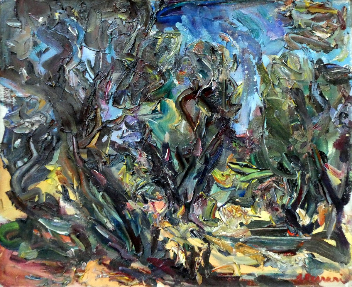 Antoine Ferrari (1910-1995) The Olive Trees-photo-4