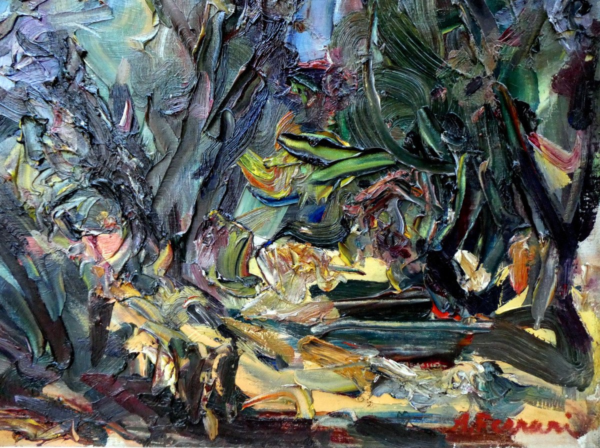 Antoine Ferrari (1910-1995) The Olive Trees-photo-1