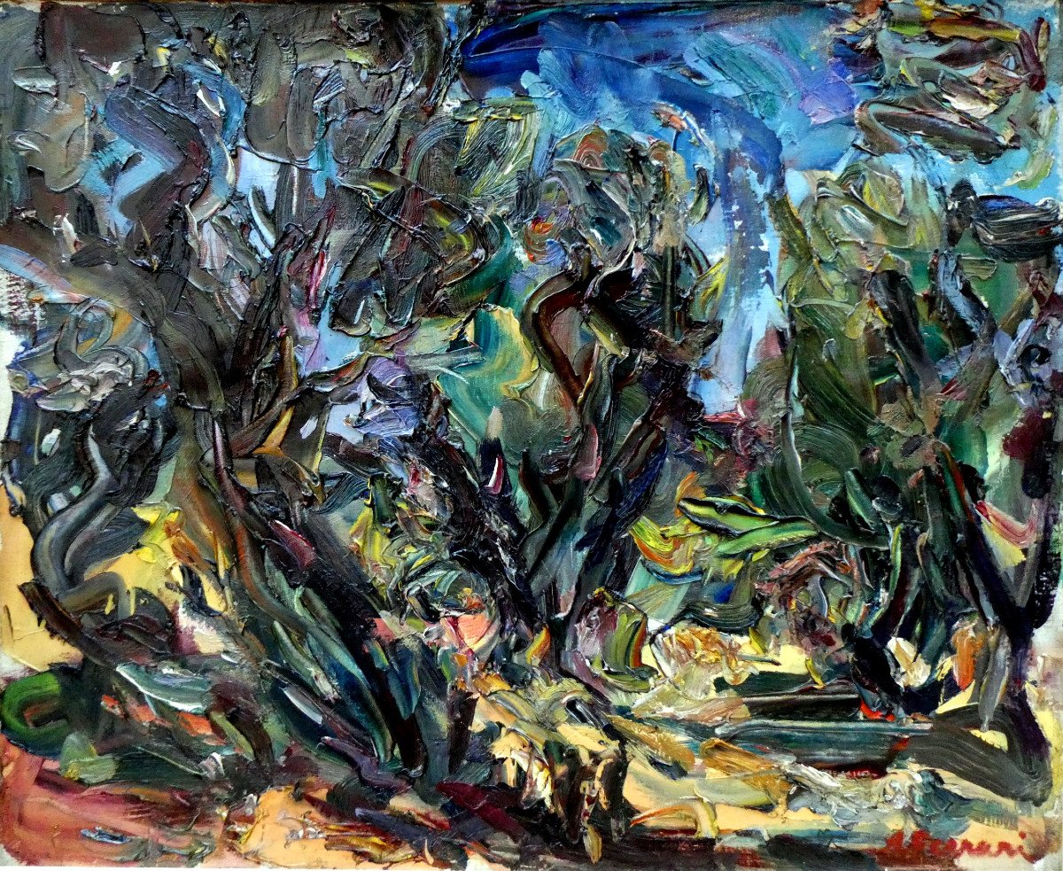 Antoine Ferrari (1910-1995) The Olive Trees-photo-6