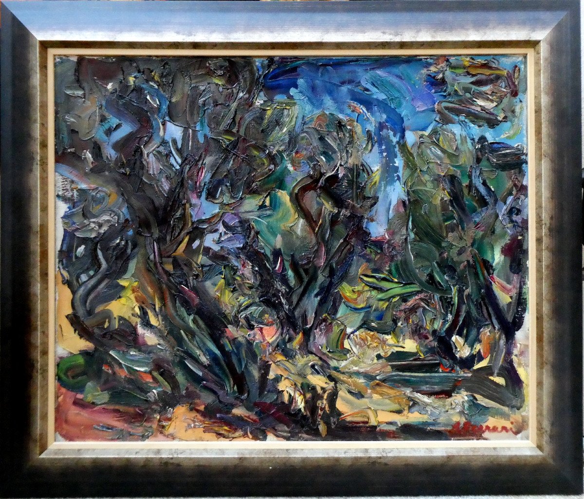 Antoine Ferrari (1910-1995) The Olive Trees-photo-7