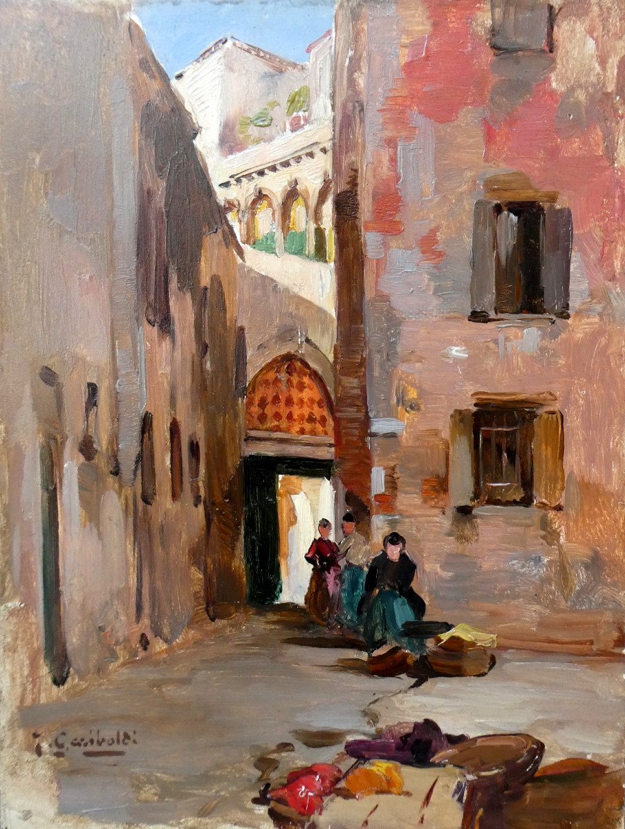 Joseph Garibaldi (1863-1941) Rue De Medina-photo-4