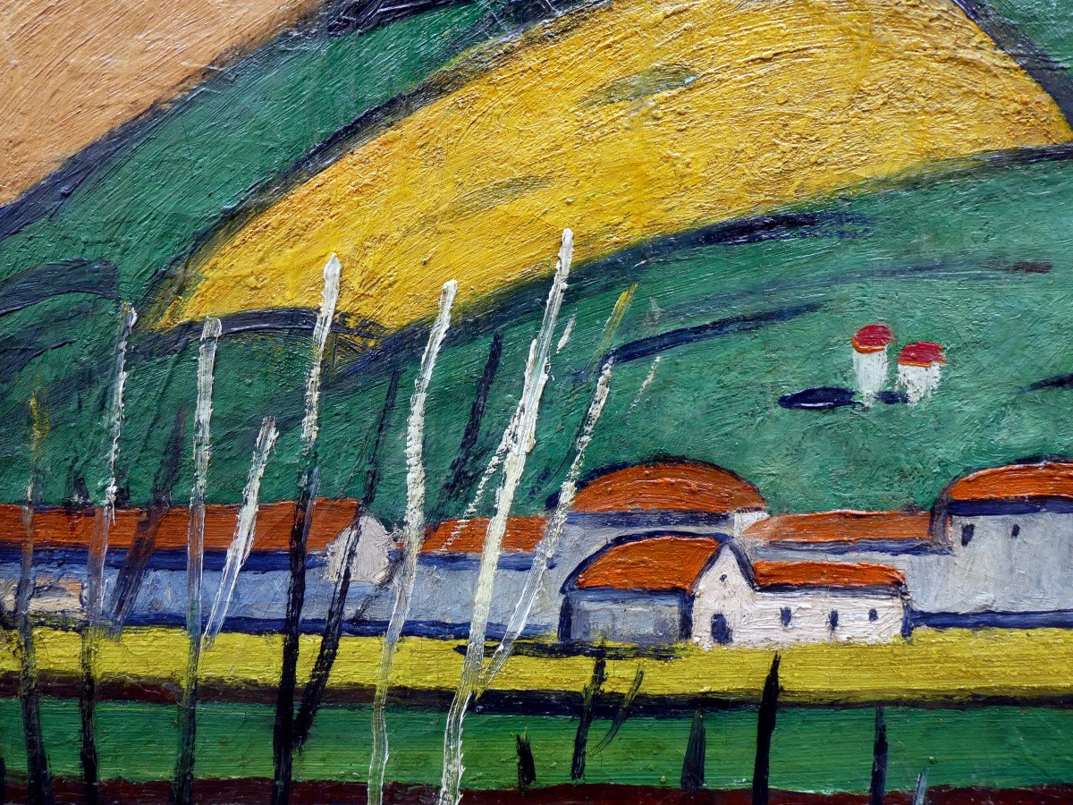 Louis Mathieu Verdilhan (1875-1928) Landscape Of The Surroundings Of Roquevaire-photo-3