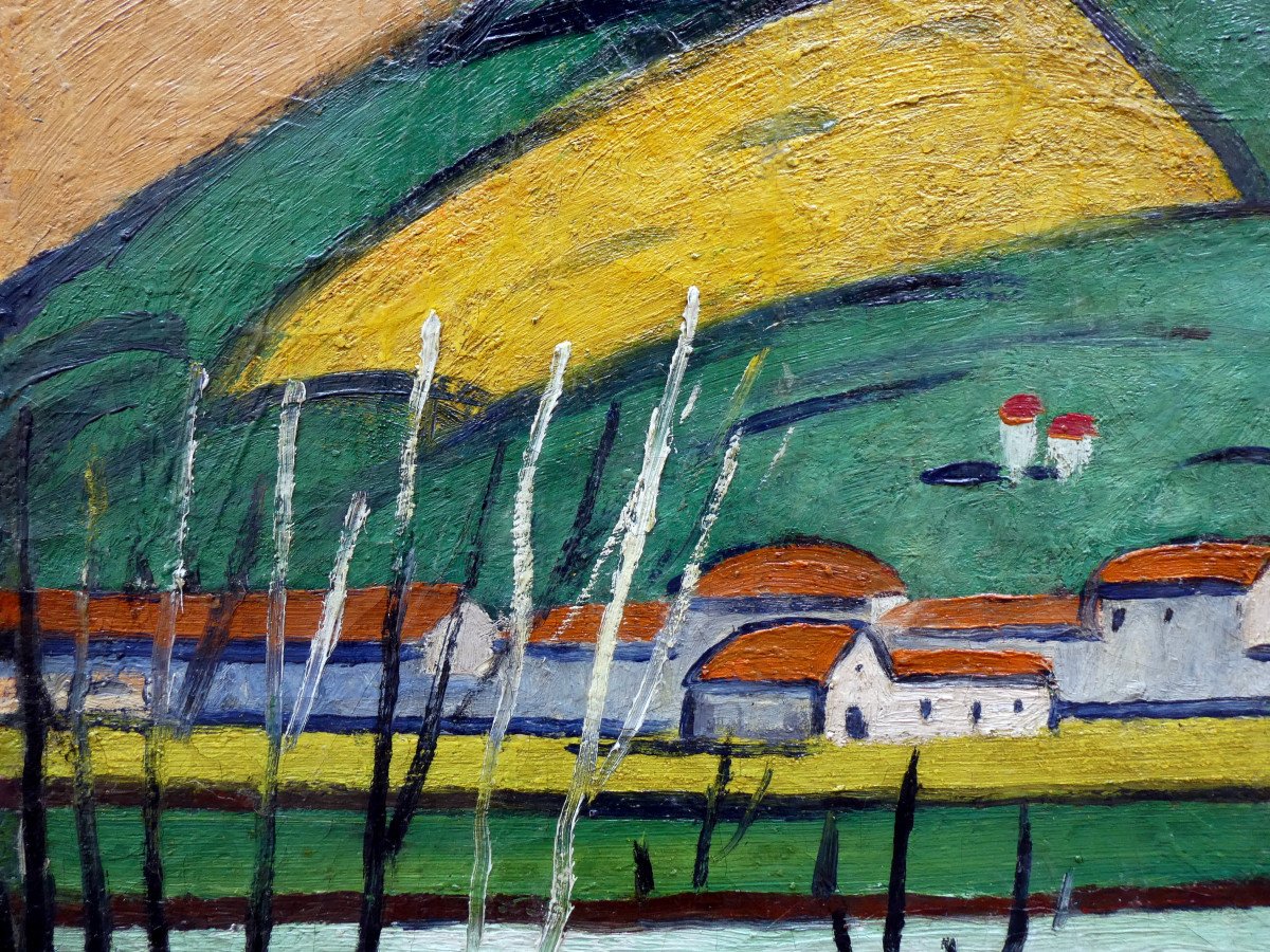Louis Mathieu Verdilhan (1875-1928) Landscape Of The Surroundings Of Roquevaire-photo-3