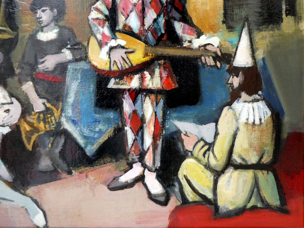Rudolf Kundera (1911-2005) The Musicians Of The Comedia Dell'arte-photo-2