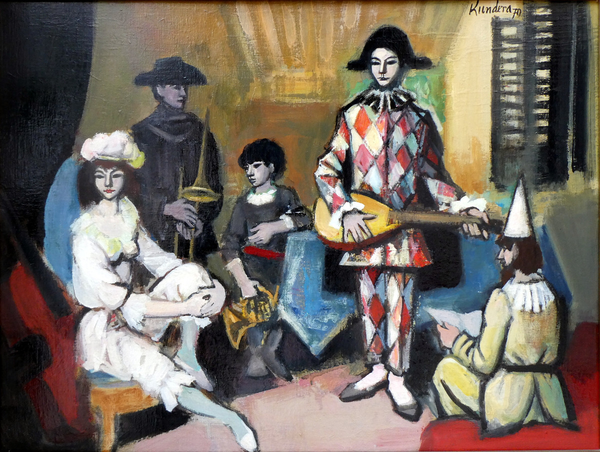 Rudolf Kundera (1911-2005) The Musicians Of The Comedia Dell'arte
