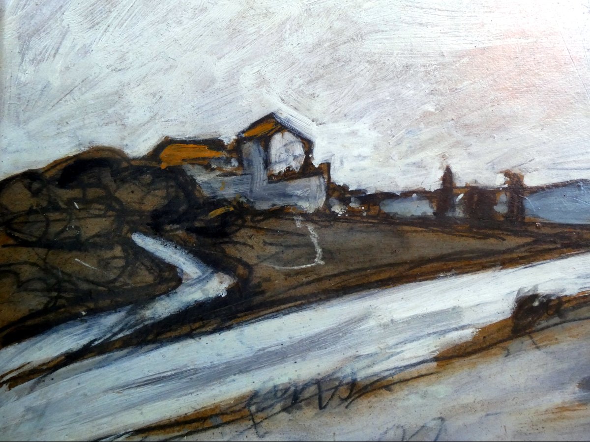 Auguste Chabaud (1882-1955) The White Road In The Alpilles-photo-4