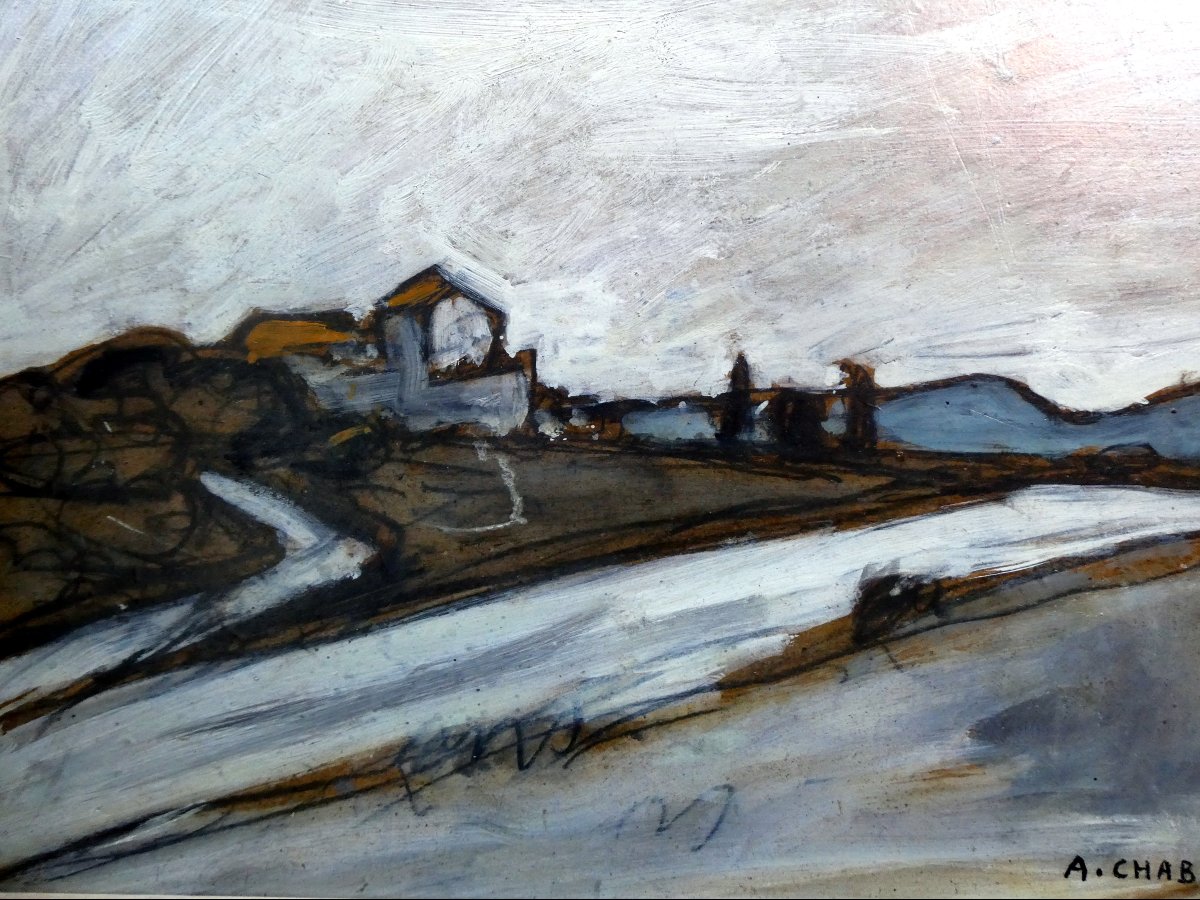 Auguste Chabaud (1882-1955) The White Road In The Alpilles-photo-3