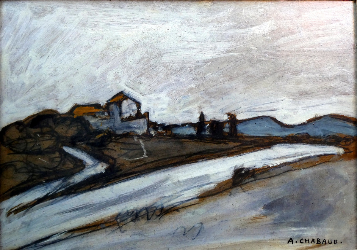 Auguste Chabaud (1882-1955) The White Road In The Alpilles