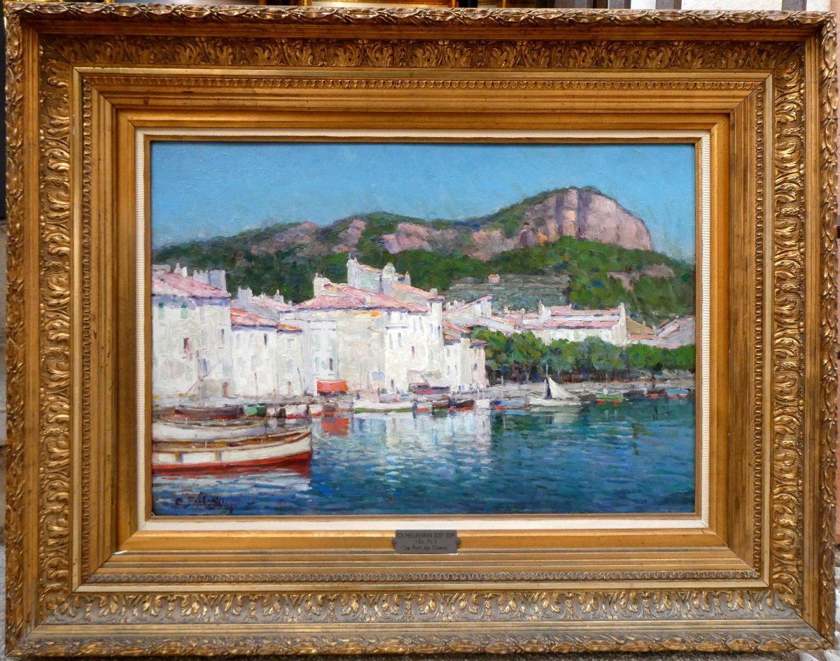 Charles Pellegrin (19th-20th Century) The Port Of Cassis-photo-6