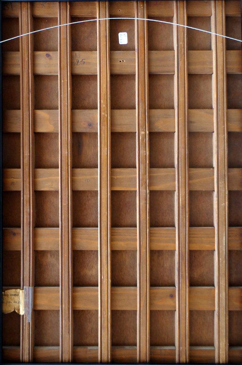 Auguste Chabaud (1882-1955) La treille près du porche-photo-8