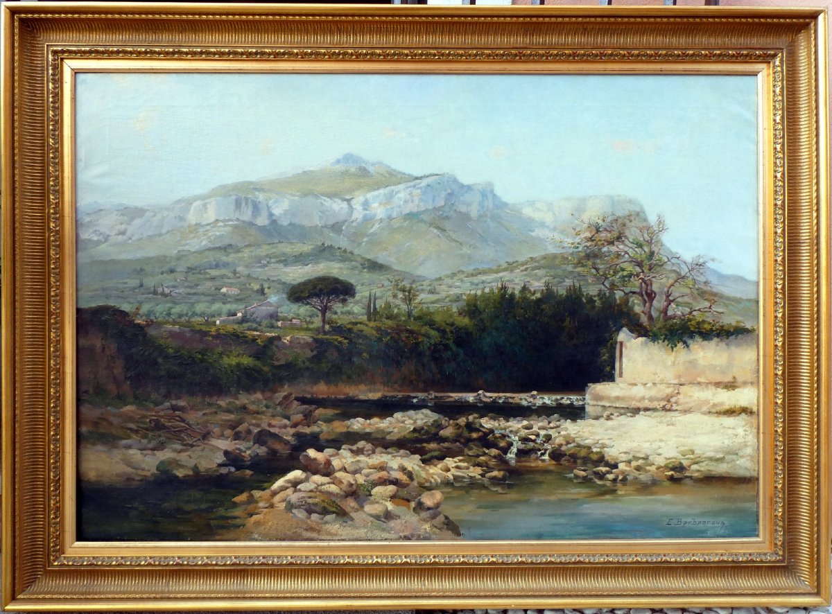 Edmond Barbarroux (1882-1948) Le Baou des quatre Ouro, quartier Dardennes à Toulon.-photo-2