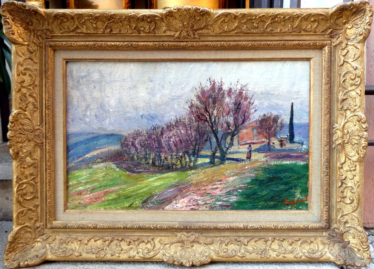 René Seyssaud (1867-1952) Paysage d'automne-photo-2