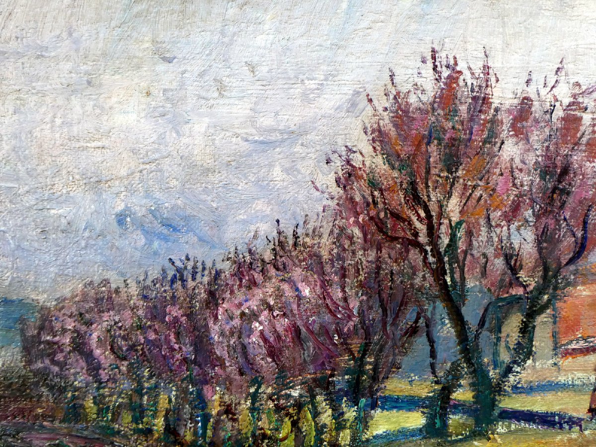 René Seyssaud (1867-1952) Paysage d'automne-photo-2