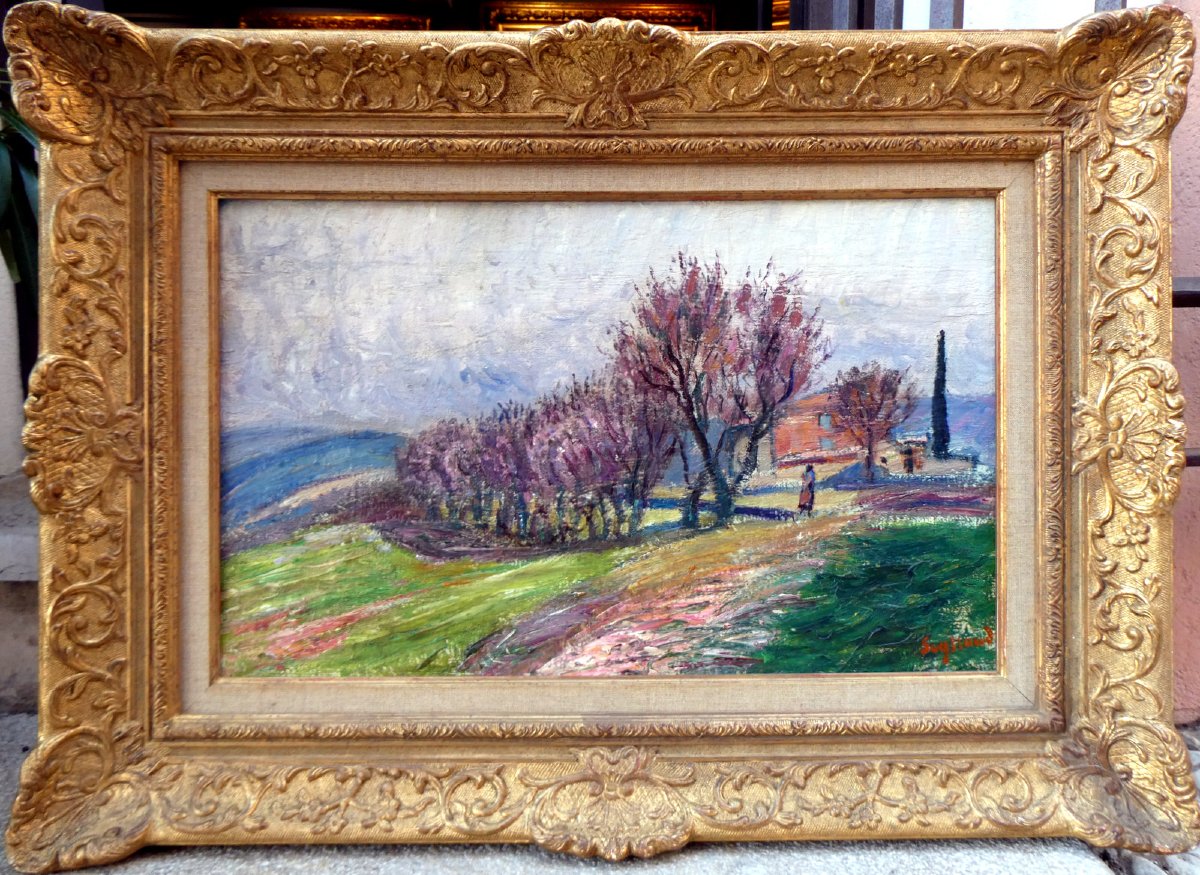René Seyssaud (1867-1952) Paysage d'automne-photo-6