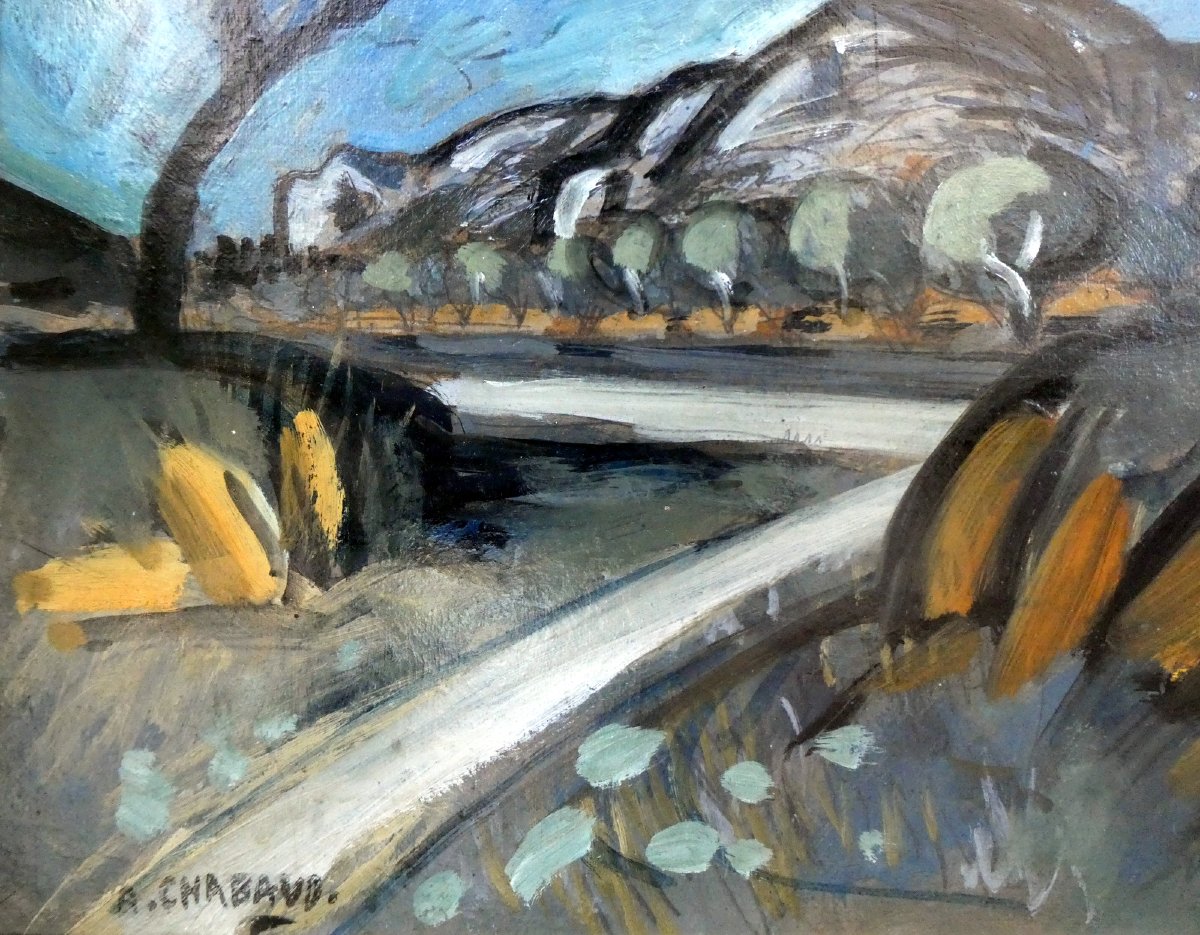 Auguste Chabaud (1882–1955) Olive Grove In The Montagnette-photo-3
