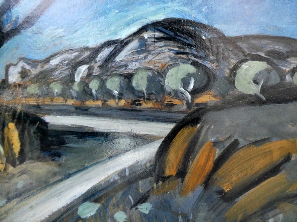 Auguste Chabaud (1882–1955) Olive Grove In The Montagnette-photo-4