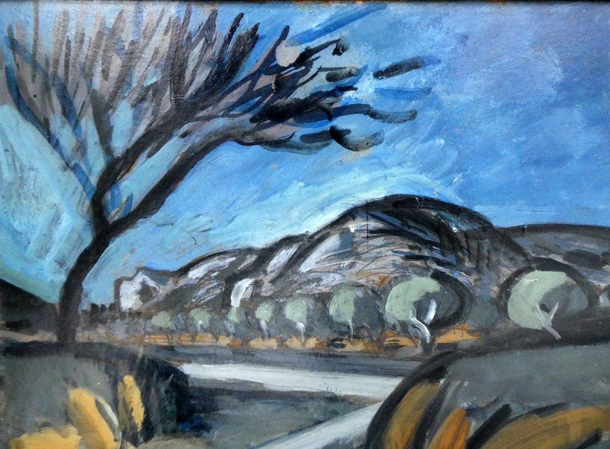 Auguste Chabaud (1882–1955) Olive Grove In The Montagnette-photo-1