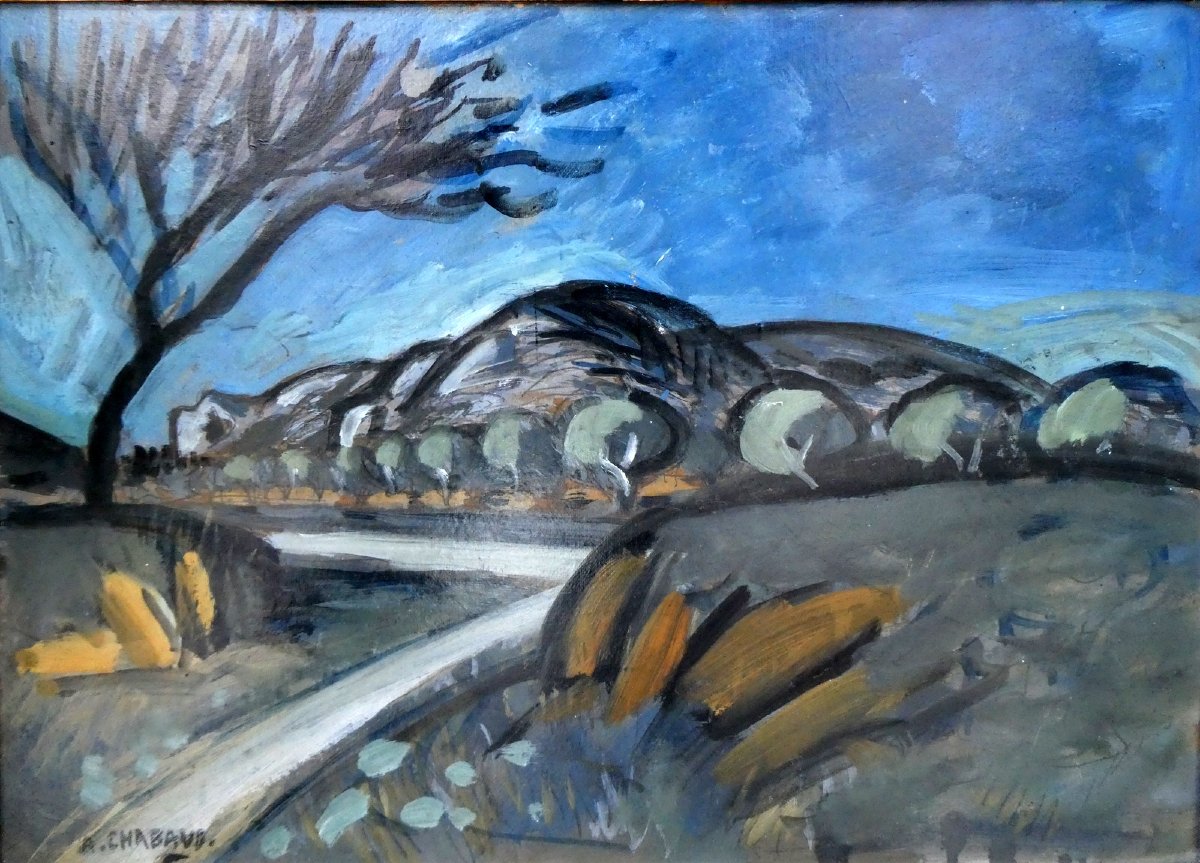 Auguste Chabaud (1882–1955) Olive Grove In The Montagnette