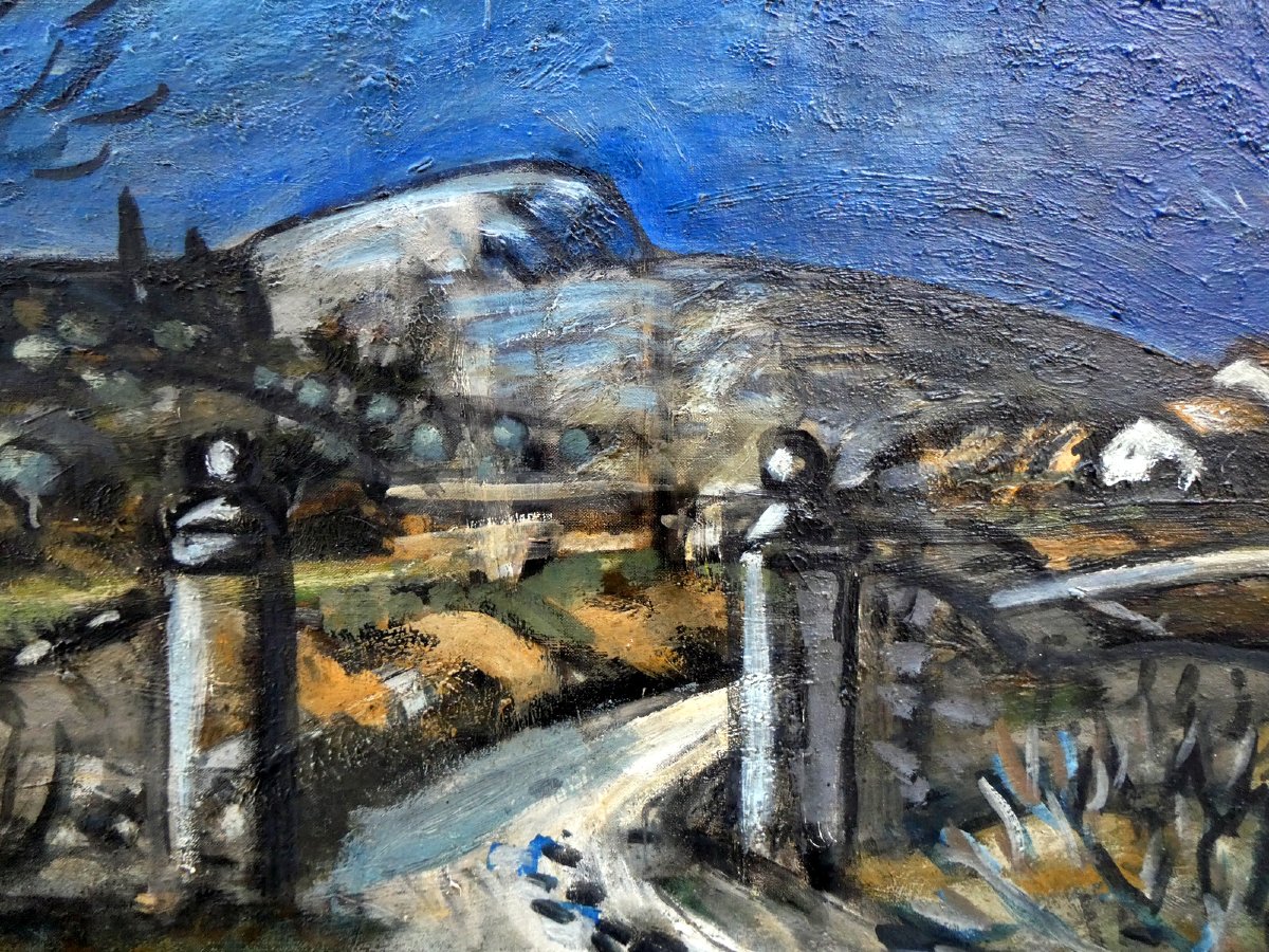 Auguste Chabaud (1882-1955) Le retour du troupeau-photo-3
