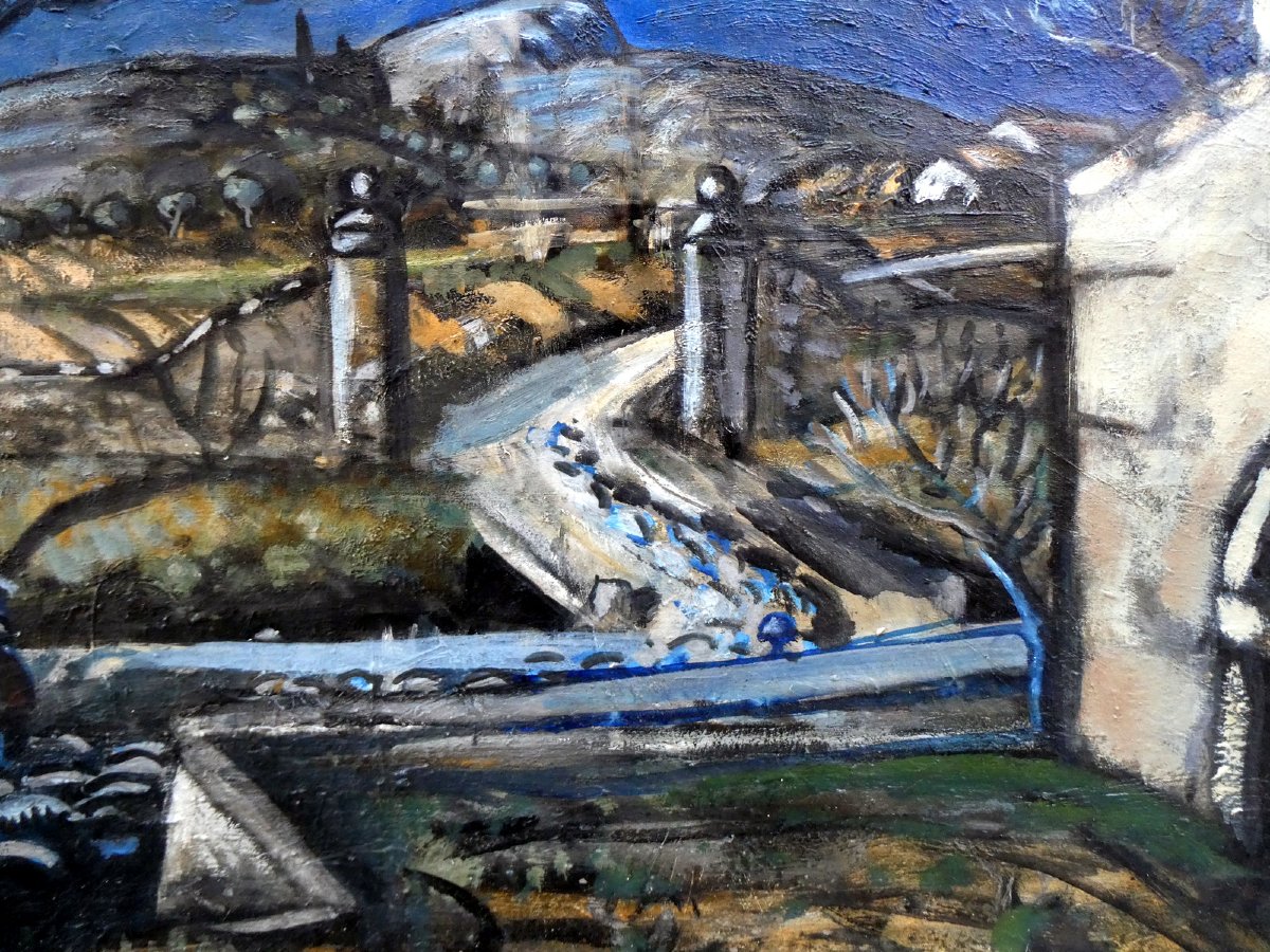 Auguste Chabaud (1882-1955) Le retour du troupeau-photo-3