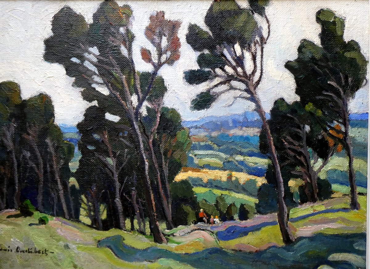 Louis Audibert (1880-1983) Paysage du Vaucluse à Vedène-photo-5