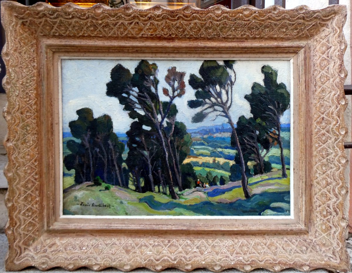 Louis Audibert (1880-1983) Paysage du Vaucluse à Vedène-photo-7