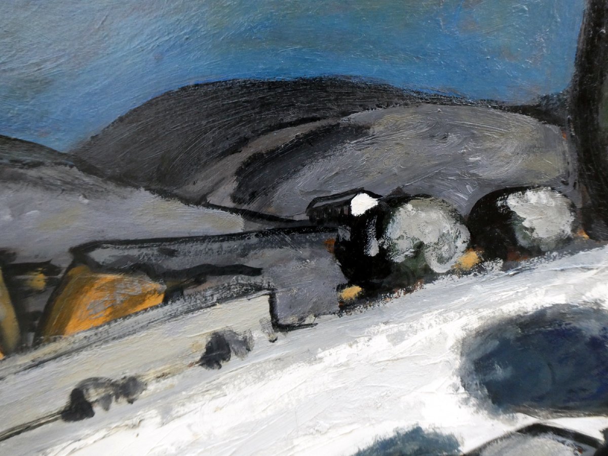 Auguste Chabaud (1882–1955) Travelers On A Bridge In The Alpilles-photo-4