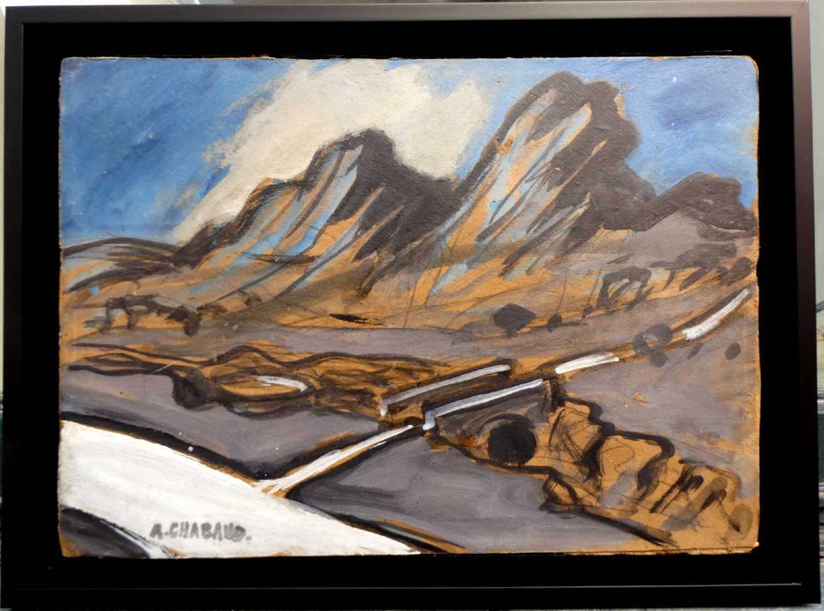 Auguste Chabaud (1882–1955) The White Road In The Alpilles-photo-2