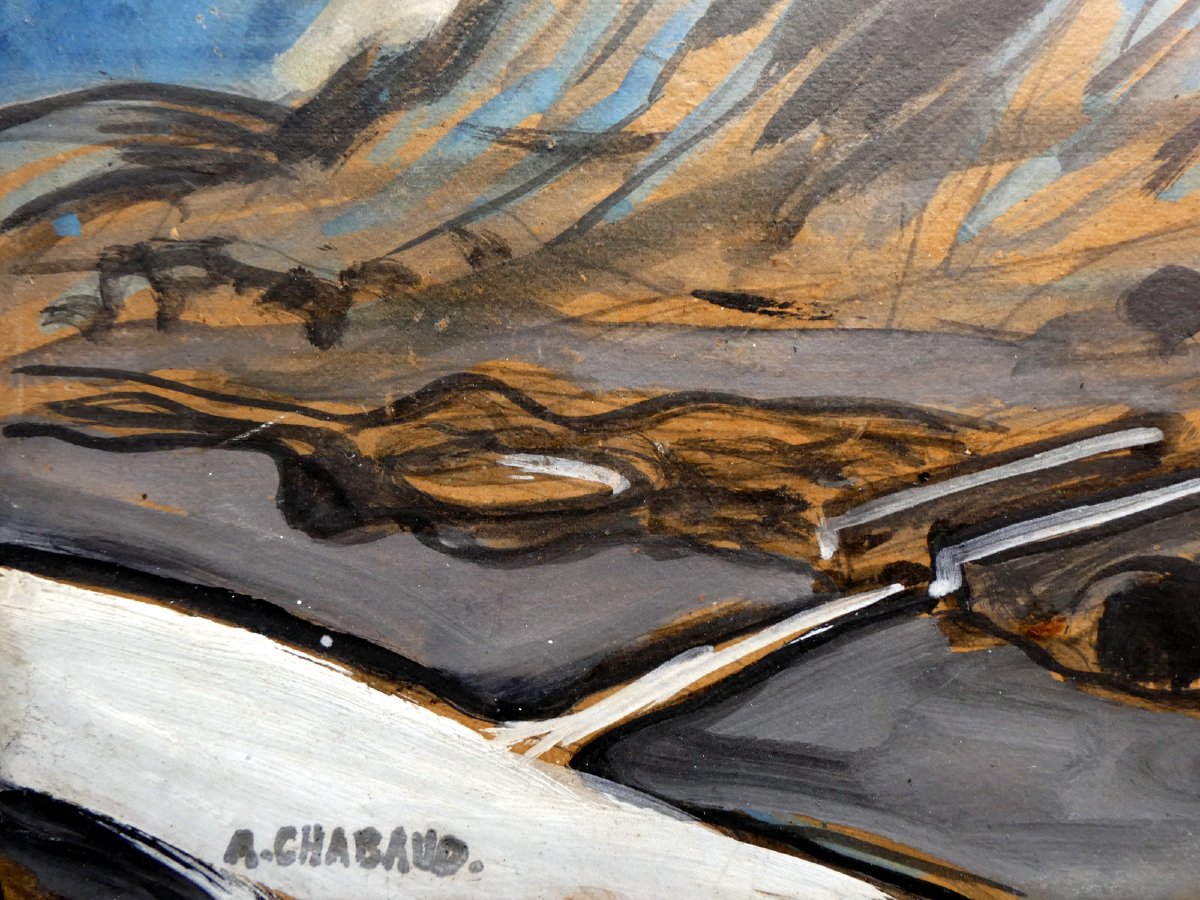 Auguste Chabaud (1882–1955) The White Road In The Alpilles-photo-1
